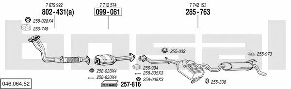  046.064.52 Exhaust system 04606452: Buy near me in Poland at 2407.PL - Good price!