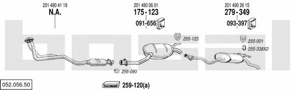  052.056.50 Exhaust system 05205650: Buy near me in Poland at 2407.PL - Good price!