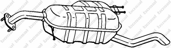Bosal 169-043 Глушник, задня частина 169043: Приваблива ціна - Купити у Польщі на 2407.PL!