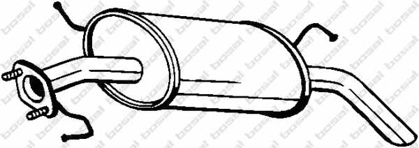 Bosal 169-215 Глушитель, задняя часть 169215: Отличная цена - Купить в Польше на 2407.PL!
