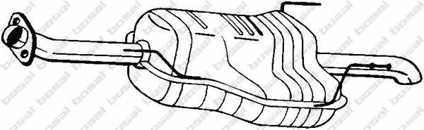 Bosal 185-681 Tłumik, część tylna 185681: Dobra cena w Polsce na 2407.PL - Kup Teraz!