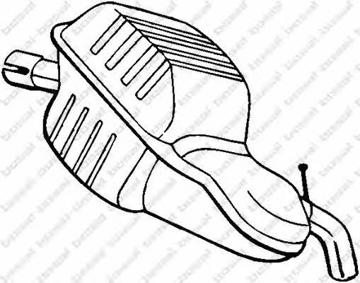 Bosal 235-141 Глушник, задня частина 235141: Приваблива ціна - Купити у Польщі на 2407.PL!