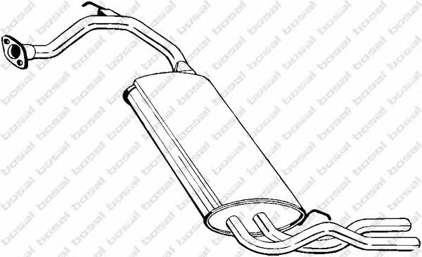 Bosal 278-353 Tłumik, część tylna 278353: Dobra cena w Polsce na 2407.PL - Kup Teraz!