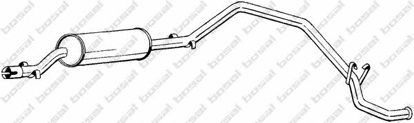 Bosal 284-497 End Silencer 284497: Buy near me in Poland at 2407.PL - Good price!