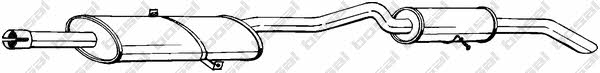Bosal 287-333 End Silencer 287333: Buy near me in Poland at 2407.PL - Good price!