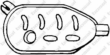 Bosal 200-627 Резонатор 200627: Приваблива ціна - Купити у Польщі на 2407.PL!