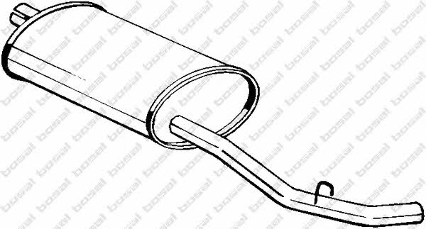 Bosal 200-961 Глушник, задня частина 200961: Приваблива ціна - Купити у Польщі на 2407.PL!