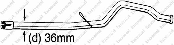 Bosal 889-189 Exhaust pipe, repair 889189: Buy near me at 2407.PL in Poland at an Affordable price!