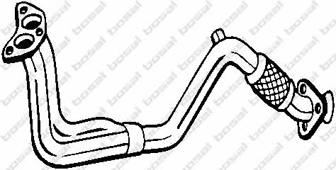 Bosal 753-151 Exhaust pipe 753151: Buy near me in Poland at 2407.PL - Good price!