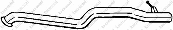 Bosal 800-117 Exhaust pipe 800117: Buy near me in Poland at 2407.PL - Good price!