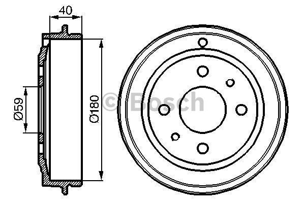 Bosch 0 986 477 071 Bęben hamulcowy 0986477071: Dobra cena w Polsce na 2407.PL - Kup Teraz!