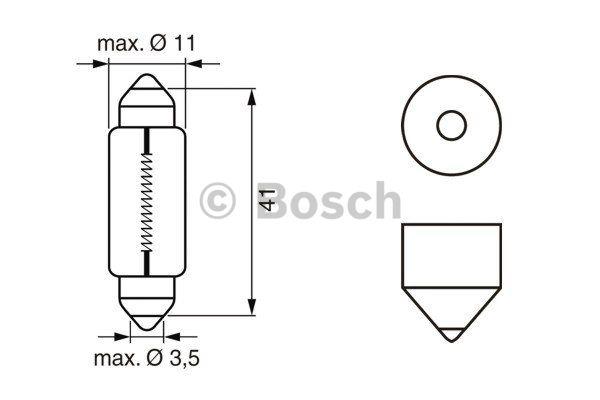 Bosch Glühlampe C10W 12V 10W – Preis 3 PLN