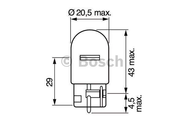 Żarówka W21W 12V 21W Bosch 1 987 302 251