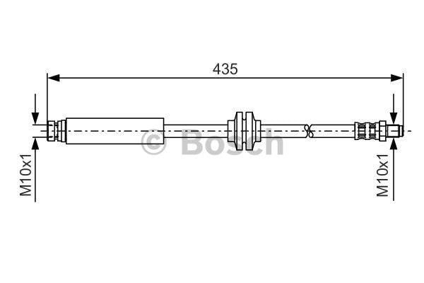 Brake Hose Bosch 1 987 476 182