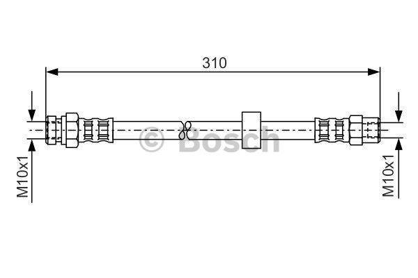 Bosch 1 987 476 450 Гальмівний шланг 1987476450: Приваблива ціна - Купити у Польщі на 2407.PL!