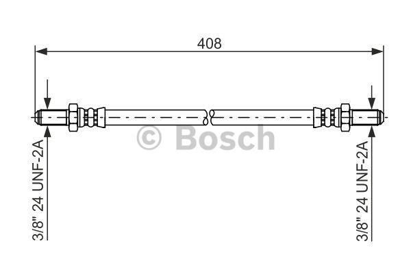 Bosch 1 987 476 579 Тормозной шланг 1987476579: Отличная цена - Купить в Польше на 2407.PL!