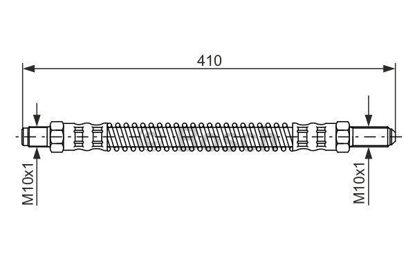 Brake Hose Bosch 1 987 476 586