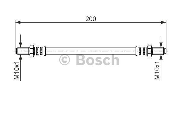 Bosch 1 987 476 587 Brake Hose 1987476587: Buy near me in Poland at 2407.PL - Good price!
