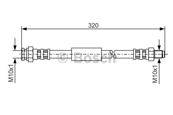 Bremsschlauch Bosch 1 987 481 048