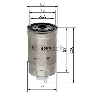 Bosch Filtr paliwa – cena 42 PLN
