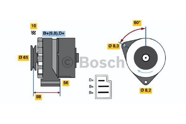 Купить Bosch 0 986 031 530 по низкой цене в Польше!