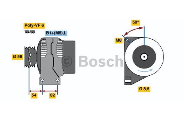 Alternator Bosch 0 986 041 740