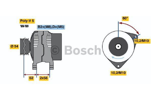 Купити Bosch 0 986 044 410 за низькою ціною в Польщі!