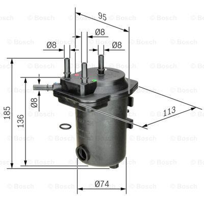 Bosch Filtr paliwa – cena 127 PLN