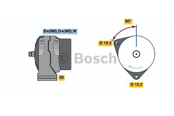 Купить Bosch 0 986 046 000 по низкой цене в Польше!