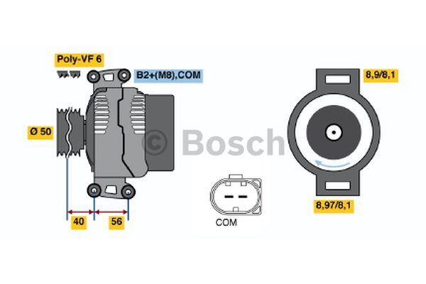 Alternator Bosch 0 986 047 670