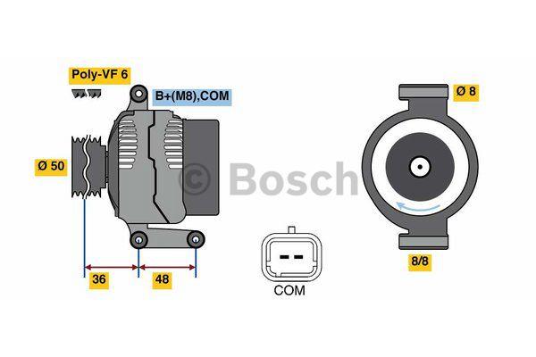 Генератор Bosch 0 986 048 740