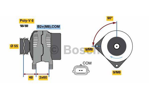 Generator Bosch 0 986 080 990