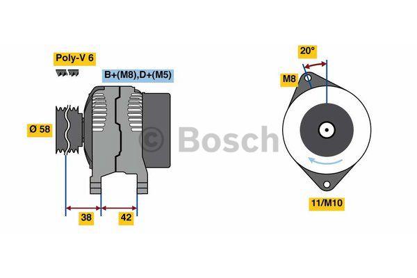 Купити Bosch 0 986 081 000 за низькою ціною в Польщі!