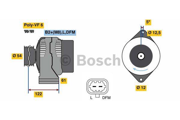 Alternator Bosch 0 986 081 410