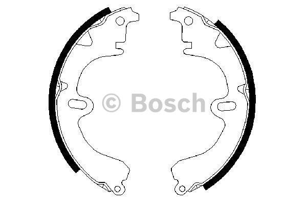 Bosch Brake shoe set – price 25 PLN