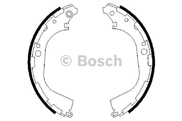 Bosch Колодки тормозные барабанные, комплект – цена 145 PLN