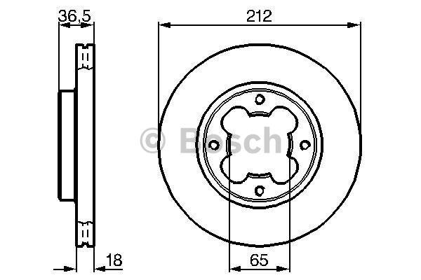 Bosch 0 986 478 392 Wentylowana przednia tarcza hamulcowa 0986478392: Dobra cena w Polsce na 2407.PL - Kup Teraz!