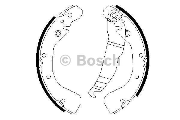 Bosch Колодки тормозные барабанные, комплект – цена 120 PLN