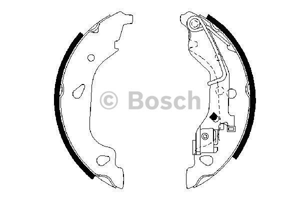 Bosch Szczęki hamulcowe, zestaw – cena 83 PLN