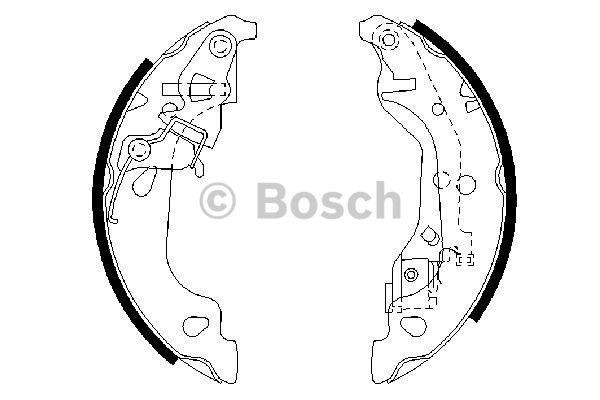Bosch Szczęki hamulcowe, zestaw – cena 138 PLN