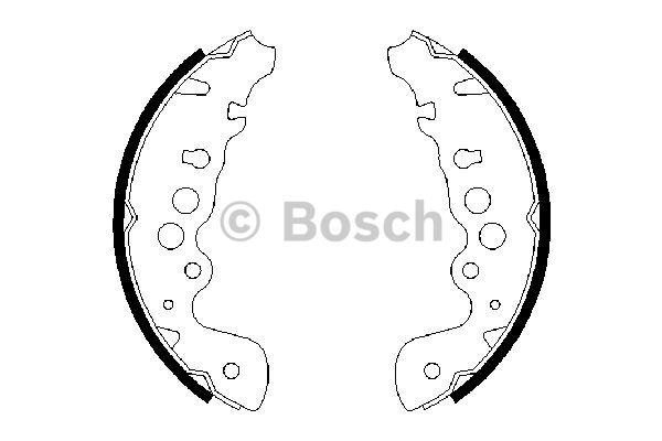 Bosch Brake shoe set – price 94 PLN