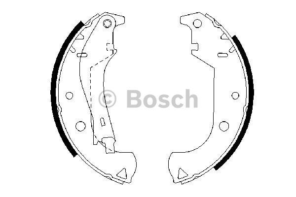 Bosch Szczęki hamulcowe, zestaw – cena 102 PLN