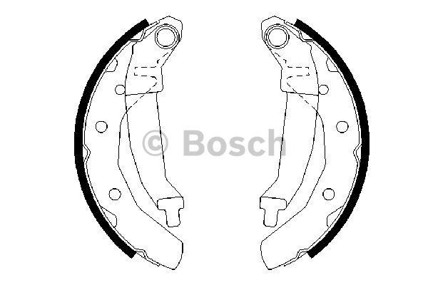 Bosch Brake shoe set – price 88 PLN