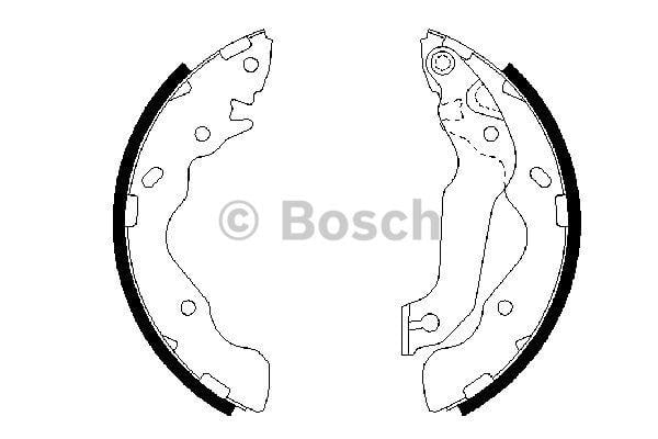 Bosch Szczęki hamulcowe, zestaw – cena 136 PLN