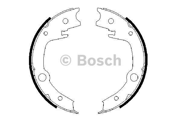Bosch Feststellbremsbacken – Preis 93 PLN