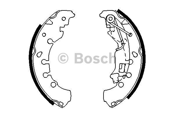 Bosch Колодки тормозные барабанные, комплект – цена 110 PLN