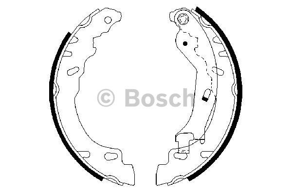 Bosch Szczęki hamulcowe, zestaw – cena 119 PLN