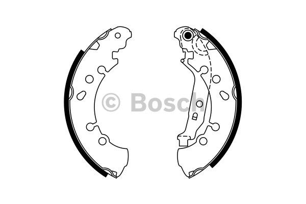 Bosch Колодки гальмівні барабанні, комплект – ціна 117 PLN