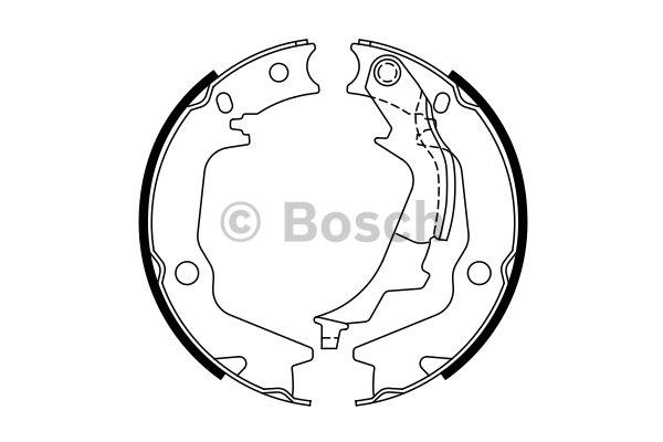 Bosch Колодки гальмівні стояночного гальма – ціна 123 PLN