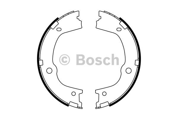 Bosch Колодки тормозные стояночного тормоза – цена 107 PLN